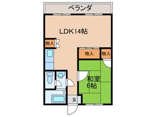 ヒカリハイツの物件間取画像